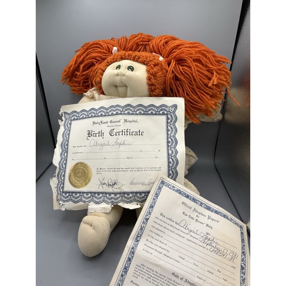 Pre Cabbage Patch 1978 Xavier Roberts Little People Signed w Papers